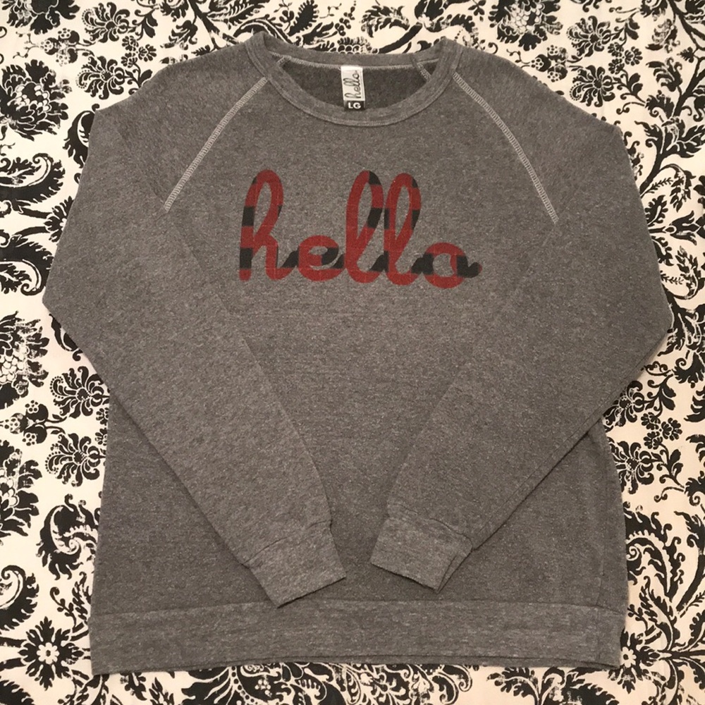 Grey sweatshirt